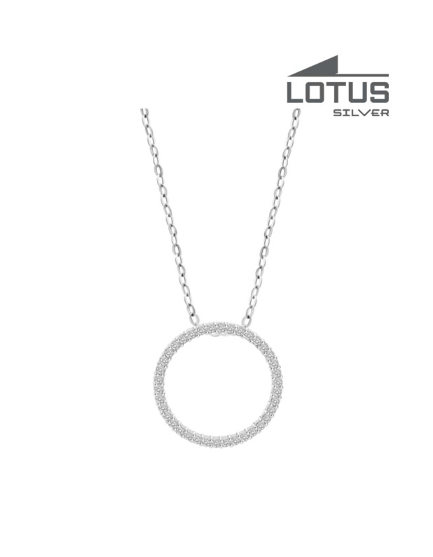 LOTUS SILVER NECKLACE